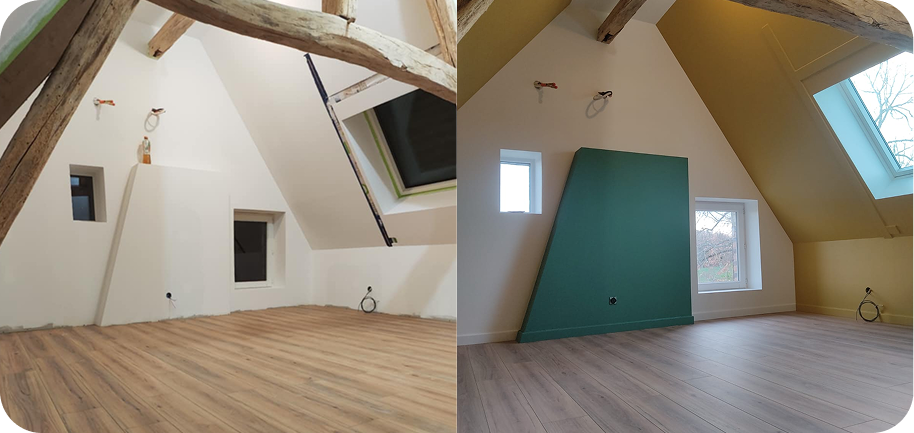avant après renovation et peintures